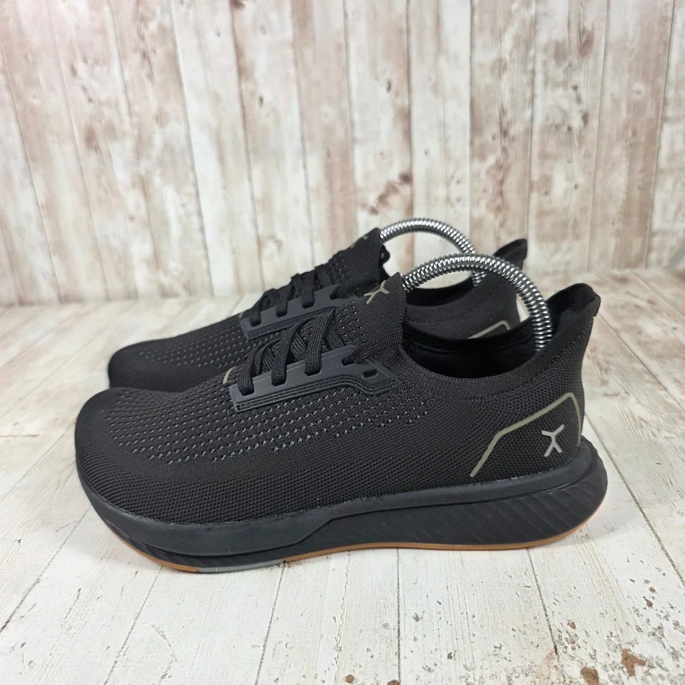 Flux Footwear‎ Adapt Black Gum Minimalist Zero Drop Shoes Womens 9 Mens 7.5